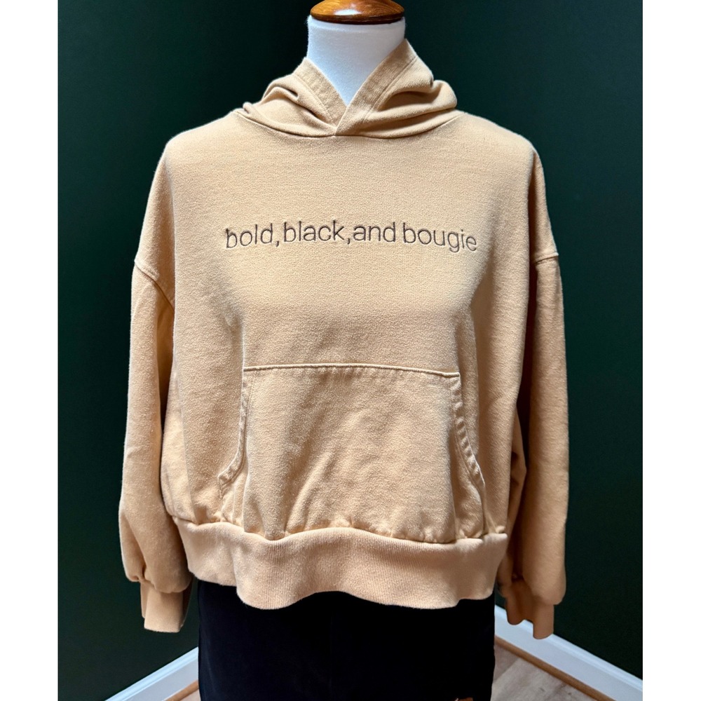 Black History Month "Bold Black & Bougie" Oversized Hoodie Women's XXL‎